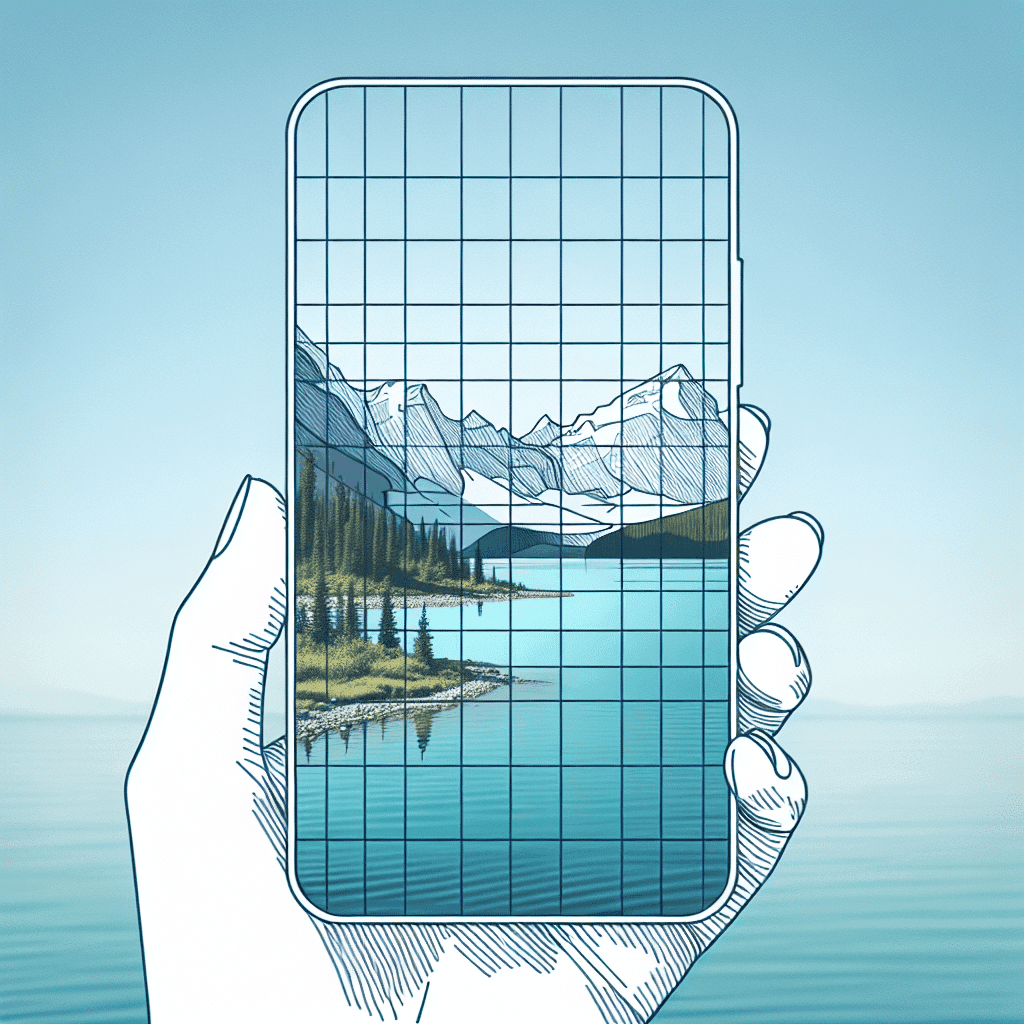 how to use gridlines for smartphone photography