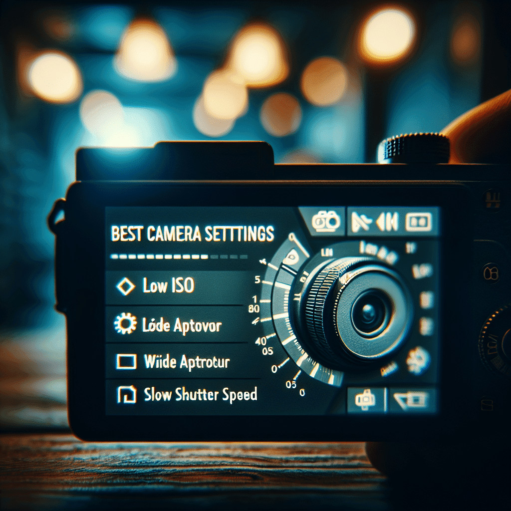 best camera settings for low light photos
