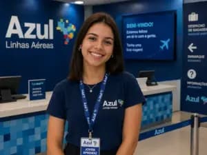 jovem aprendiz azul